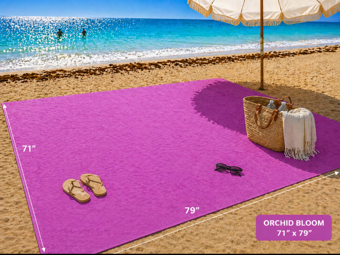 Luxe Ultra-Dry Oversized Beach Blanket Towel