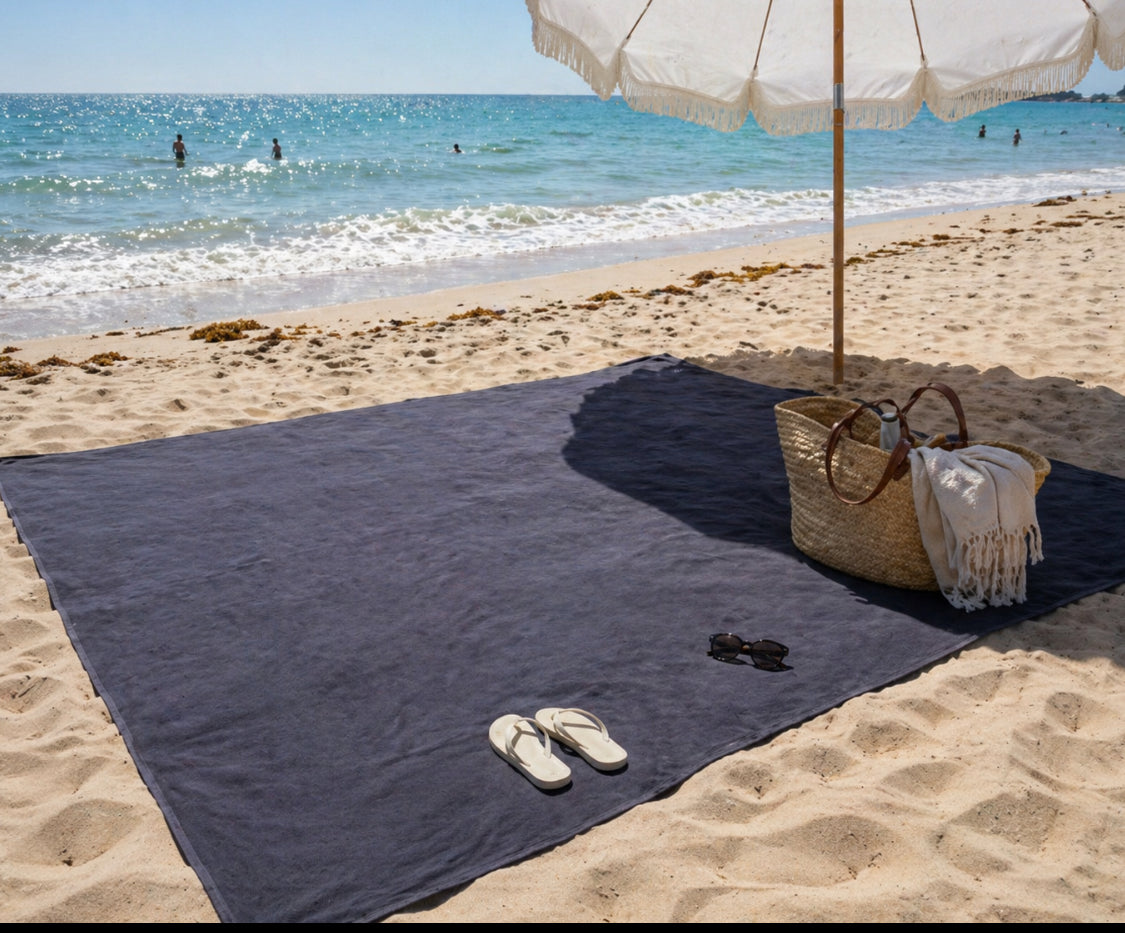 Luxe Ultra-Dry Oversized Beach Blanket Towel