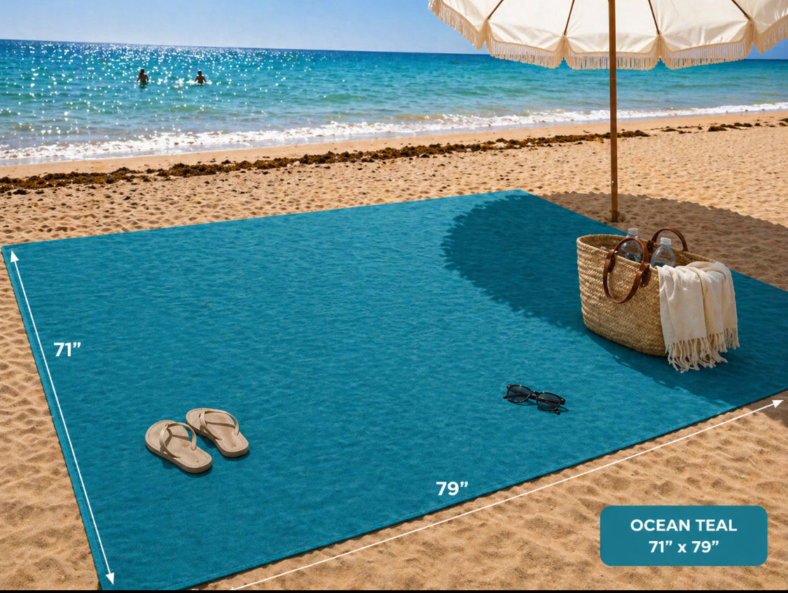 Luxe Ultra-Dry Oversized Beach Blanket Towel