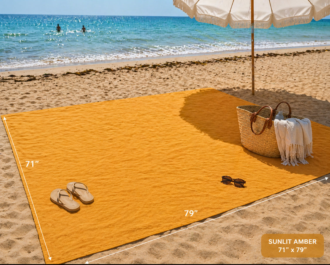 Luxe Ultra-Dry Oversized Beach Blanket Towel