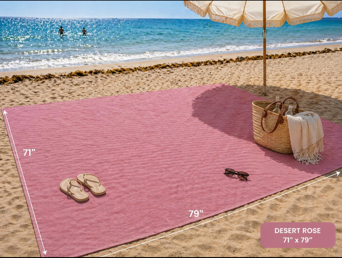 Luxe Ultra-Dry Oversized Beach Blanket Towel