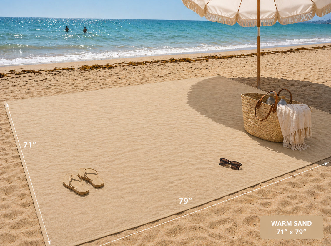 Luxe Ultra-Dry Oversized Beach Blanket Towel