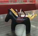 Handmade Leather Pony Keychain And Bag Charm